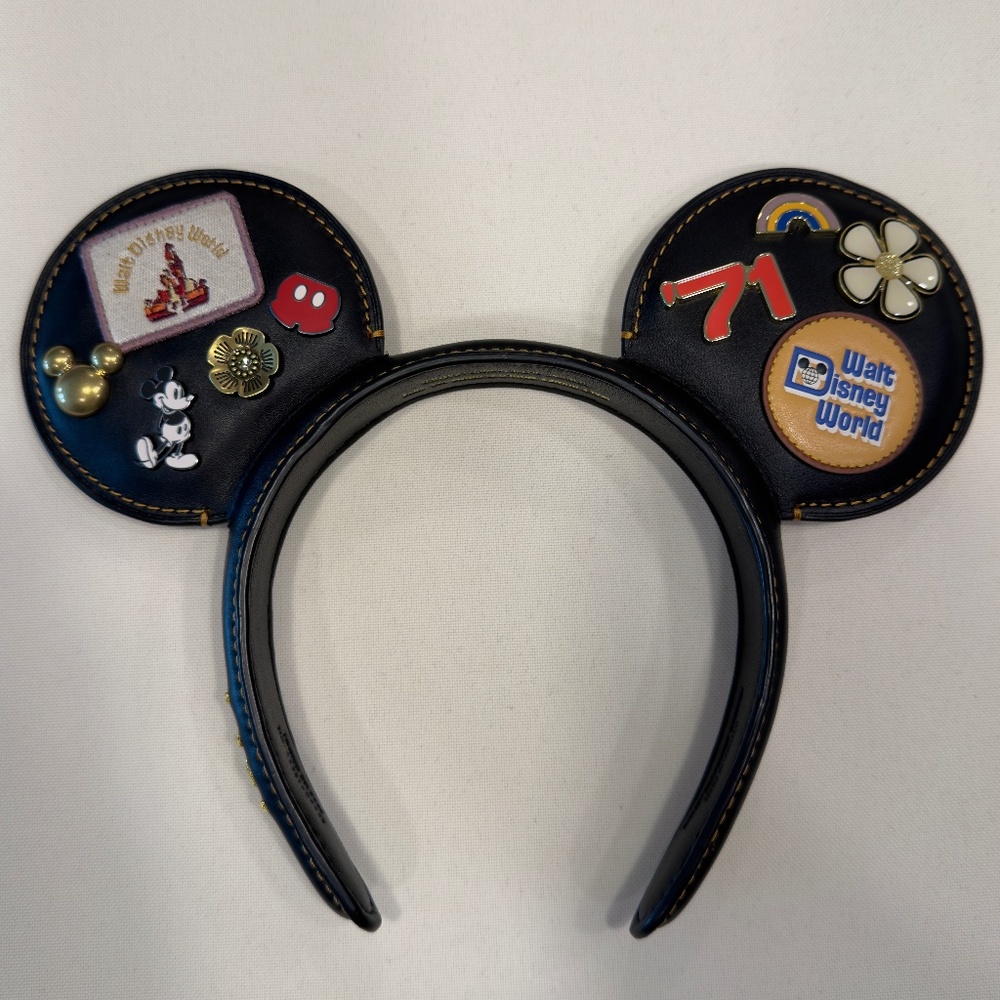 Coach x Disney World Designer Parks Collection Mickey Ear Headband